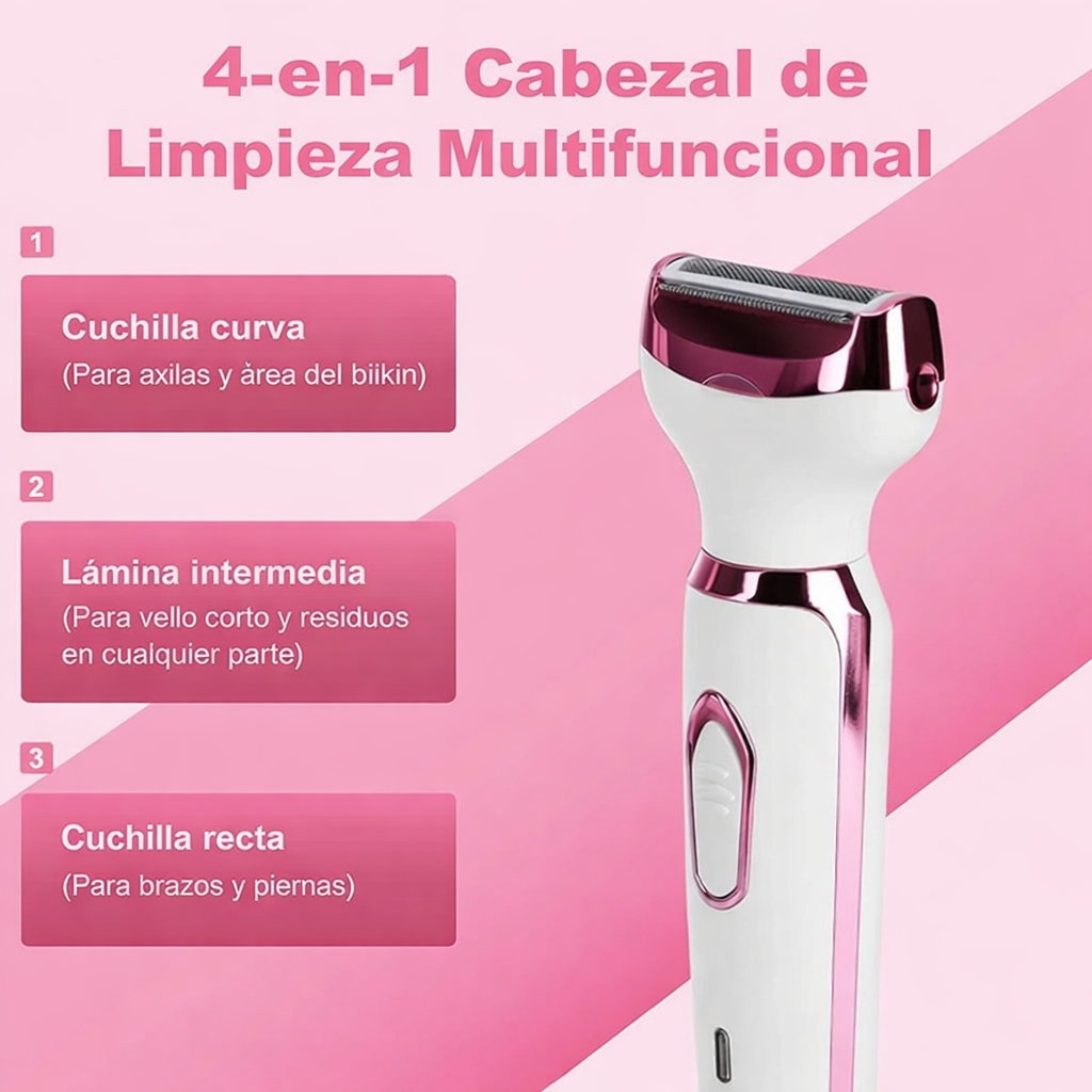 Maquina Depiladora recargable 4 en 1