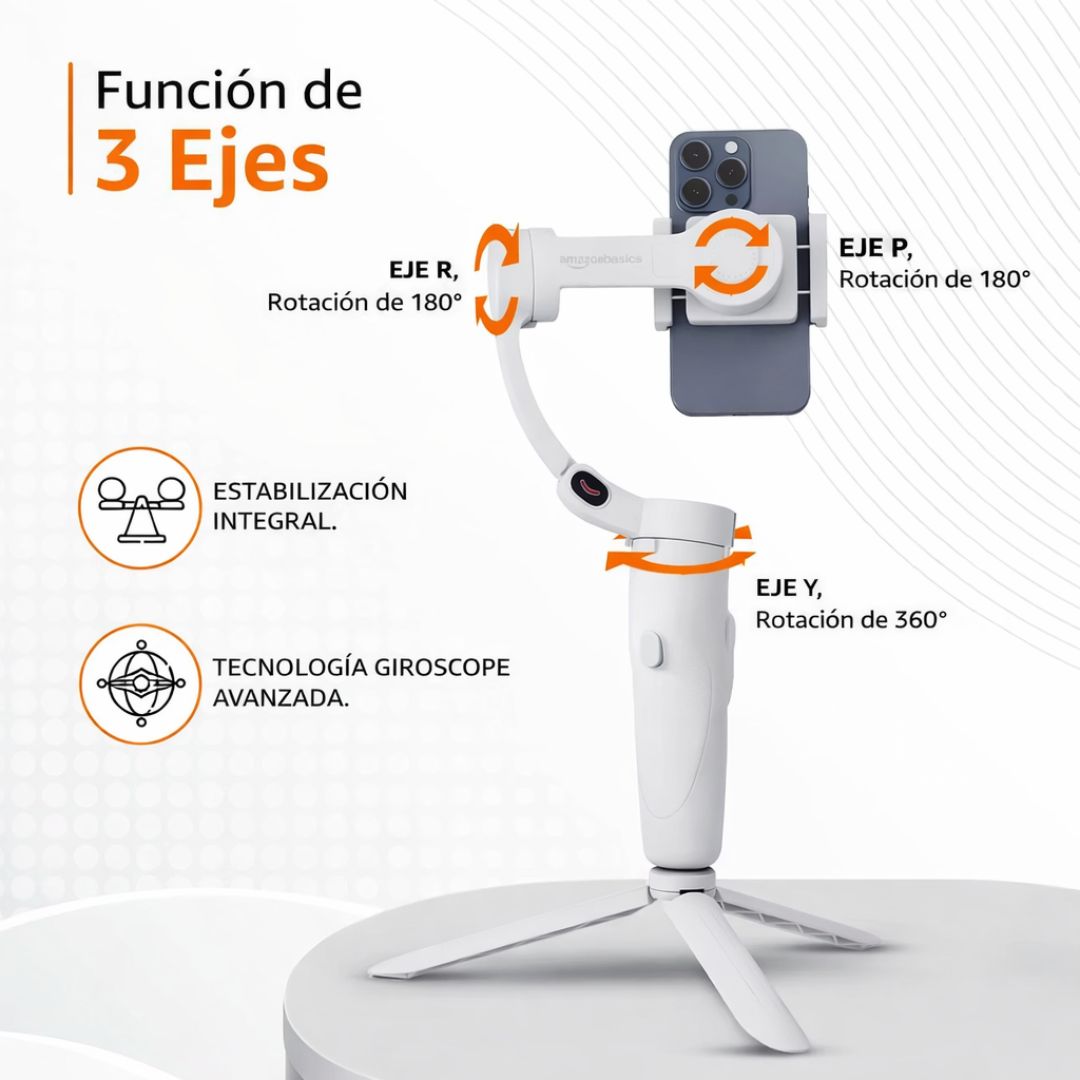 Estabilizador De Celular Gimbal 3 Ejes