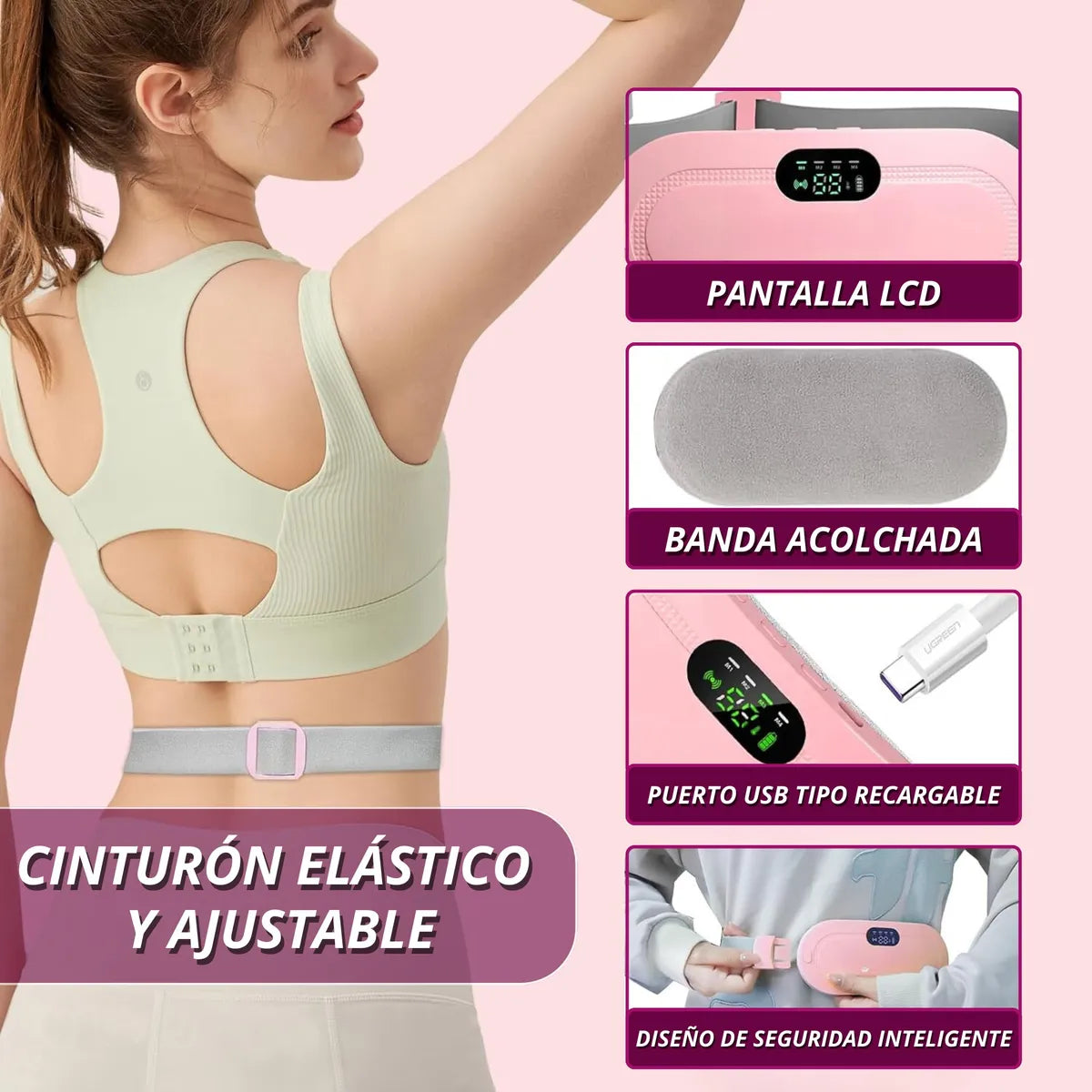 Masajeador Térmico Para Cólicos