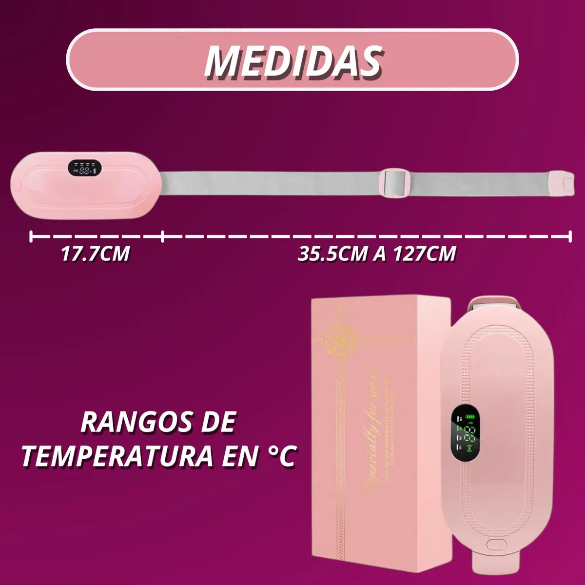 Masajeador Térmico Para Cólicos