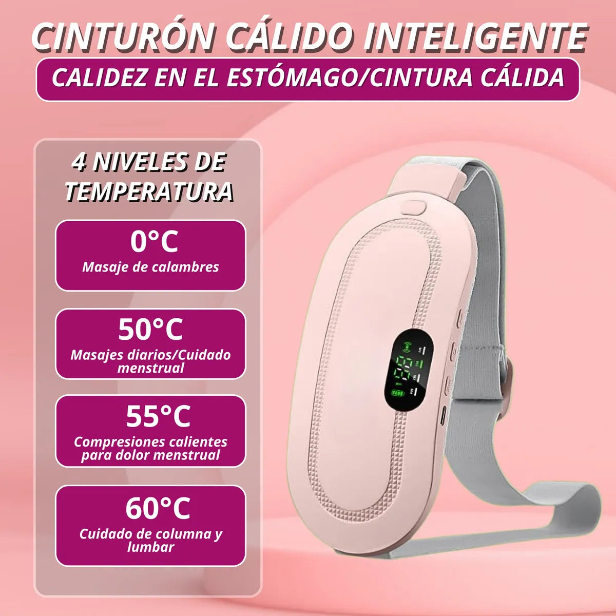 Masajeador Térmico Para Cólicos