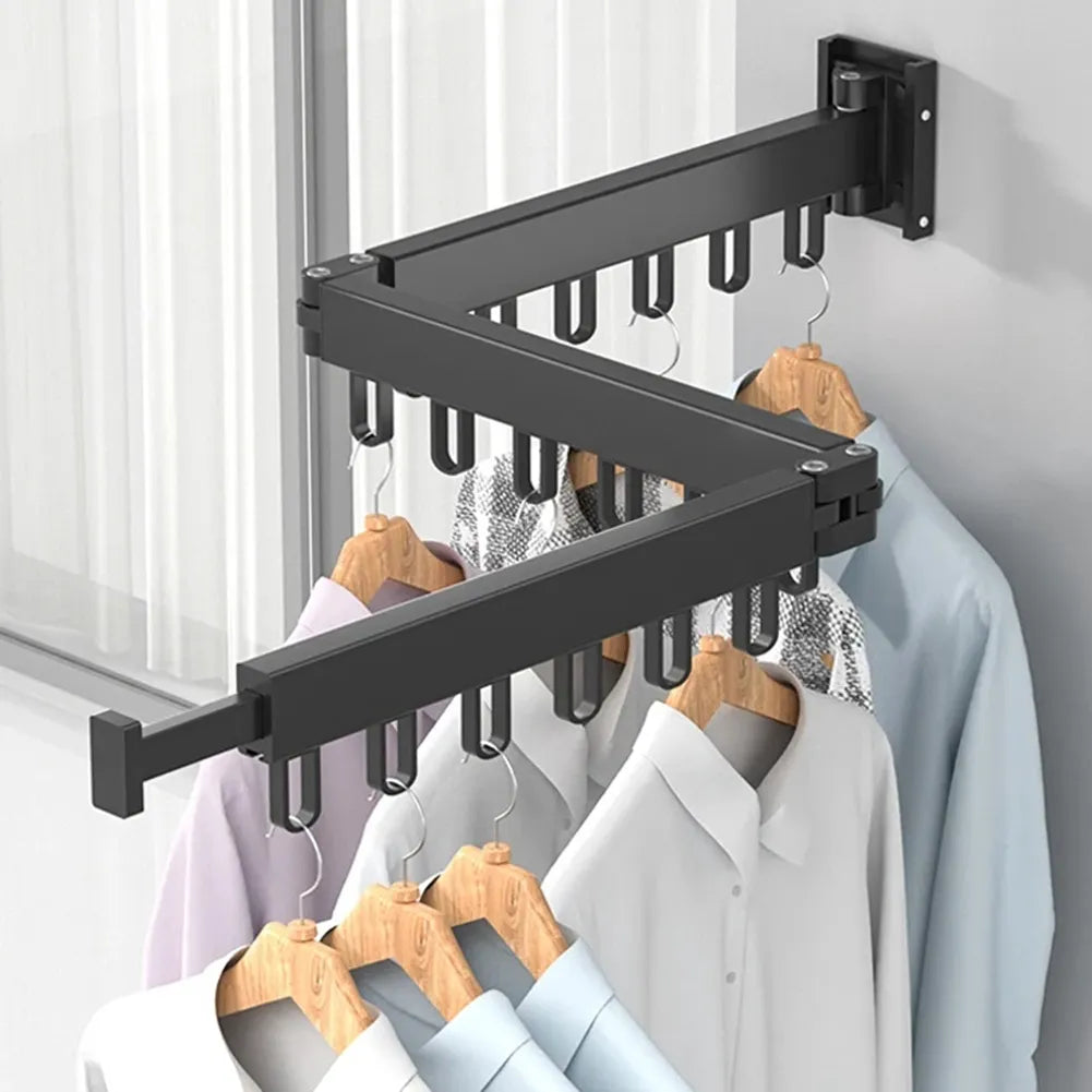 Tendedero Retráctil Plegable Para Colgar Ropa