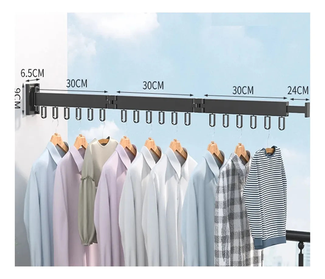 Tendedero Retráctil Plegable Para Colgar Ropa