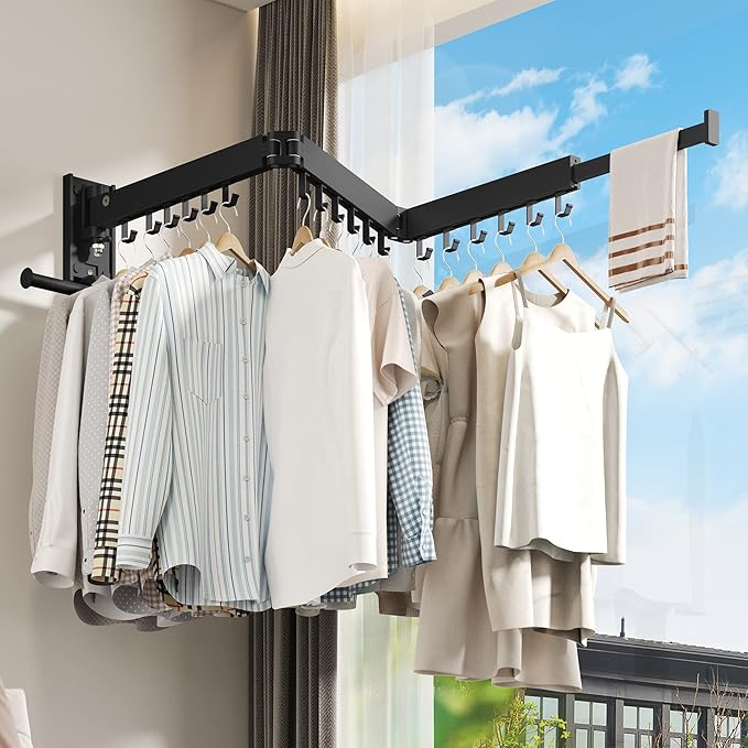 Tendedero Retráctil Plegable Para Colgar Ropa